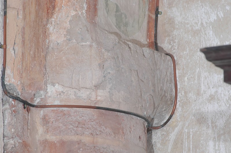 Bottega lombarda sec. XI, Capitello con motivi indecifrabili