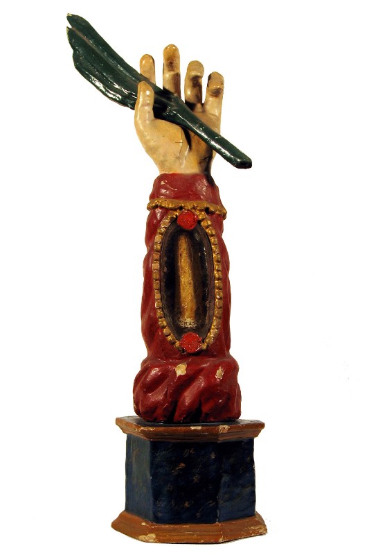 Bott. toscana sec. XVII, Reliquiario a braccio di San Romano