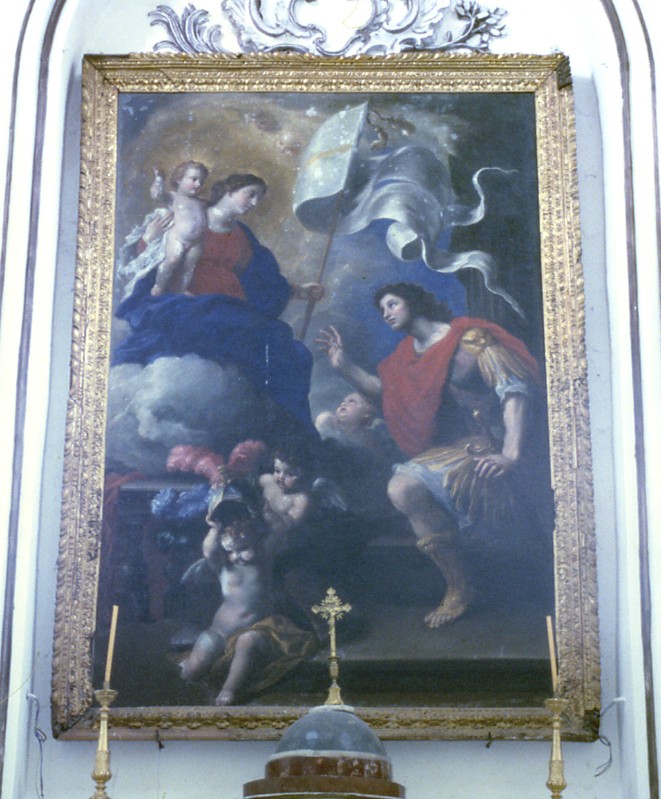Novelli R. sec. XVII, Madonna della Vittoria con San Teodoro