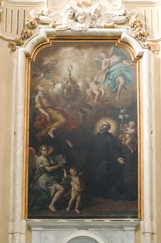 Sarnelli A. (1771), San Francesco Caracciolo ha la visione dell'Eucaristia