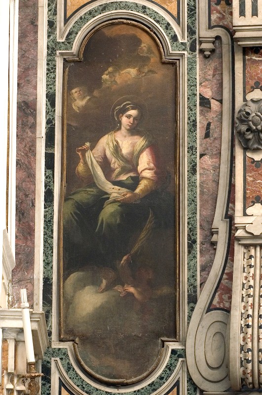Malinconico A. (1683), Santa Lucia in olio su tela