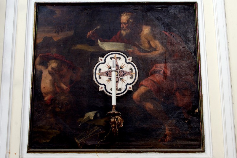 Malinconico A. ultimo quarto sec. XVII, San Girolamo in olio su tela