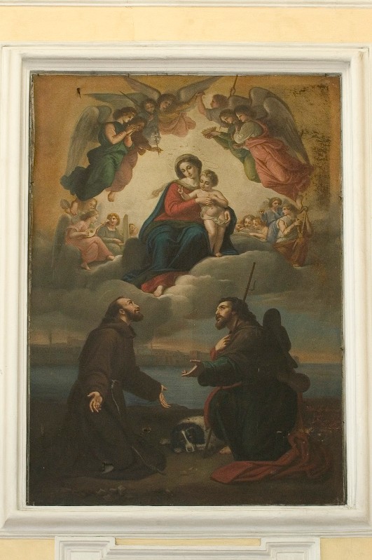 Lombardini P. (1879), Madonna con Gesù Bambino e santi in olio su tela