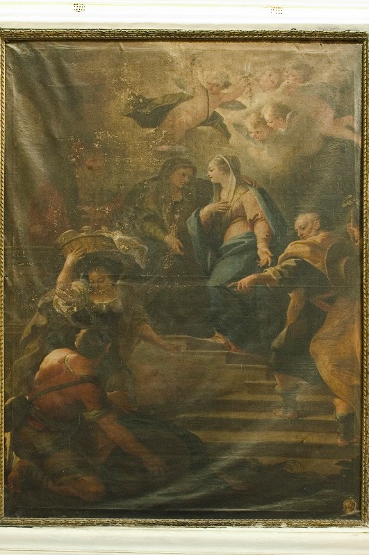 De Matteis P. (1709), Maria visita Sant'Elisabetta in olio su tela
