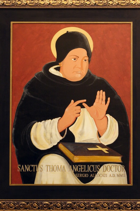 Allocati S. (2002), San Tommaso d'Aquino in olio su tela