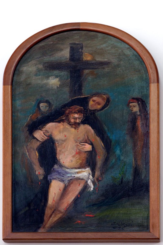 Collesei C. (1986), Gesù Cristo deposto dalla croce in olio su tela