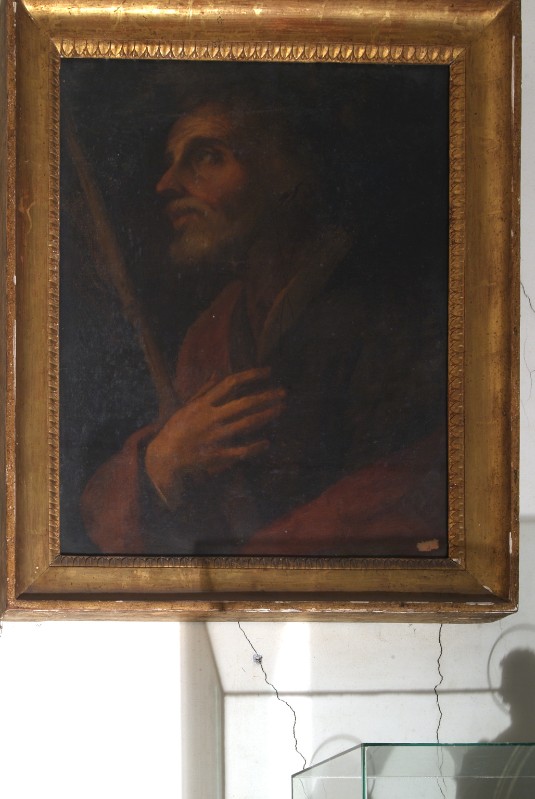Ambito napoletano sec. XVIII, Santo francescano in olio su tela