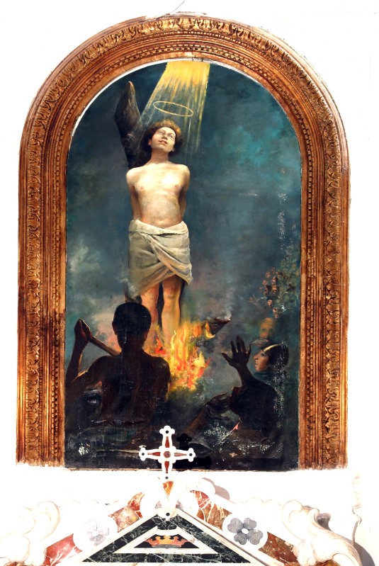Ambito napoletano (1877), San Massimo martire in olio su tela
