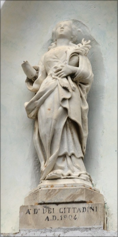 Scultore dell'Italia meridionale (1904), Statua di Santa Tecla
