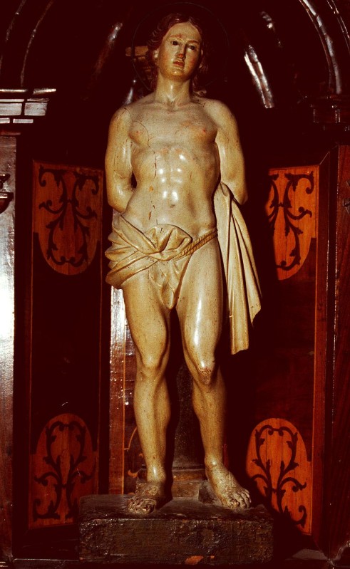 Bottega siracusana (1741), Statua di San Sebastiano alla colonna