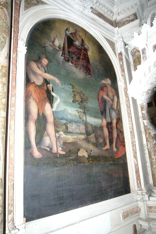 Dal Ponte J. (1536-37), San Vigilio in gloria tra San Giovanni e San Girolamo