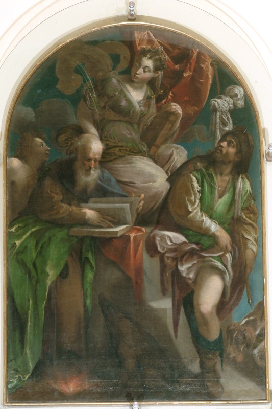 Dal Ponte J. (1555-56), Santa Giustina tra santi