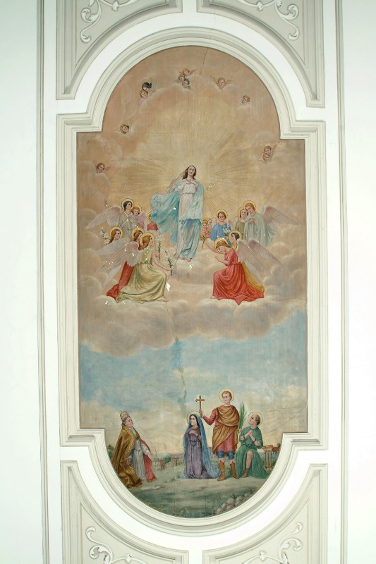 Ambito veneto sec. XX, Madonna assunta e santi