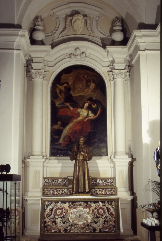 Maestranze laziali sec. XVIII, Altare della cappella di S. Sebastiano