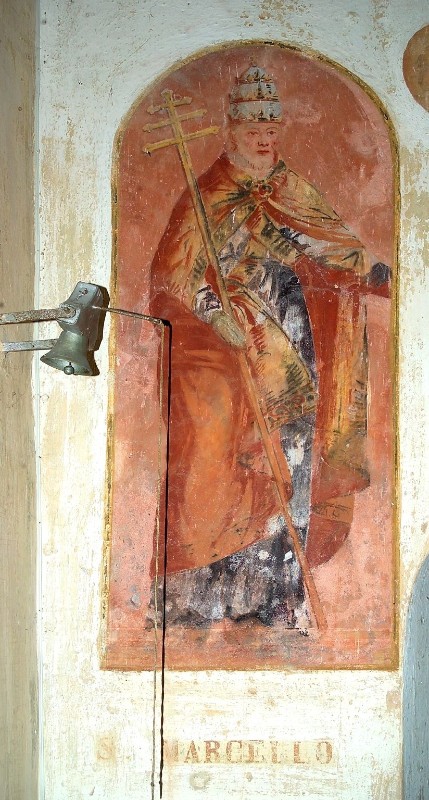 Pittore novarese sec. XIX, San Marcello papa