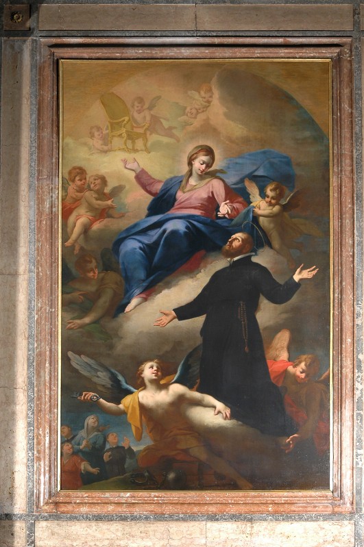 Cucchi G. A. (1748), San Gerolamo Emiliani in adorazione della Vergine