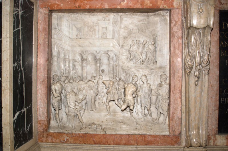 Briosco B. inizio sec. XVI, Processo a San Marcellino e San Pietro esorcista