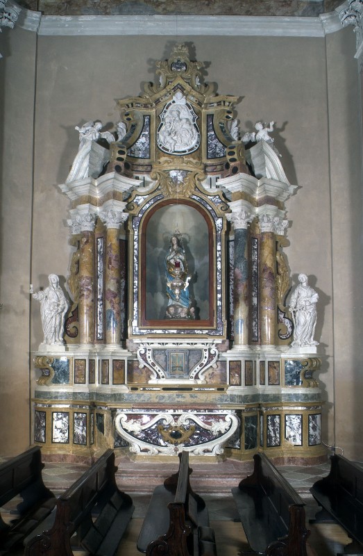 Attribuito a Sartori A. G. metà sec. XVIII, Altare laterale dell'Immacolata
