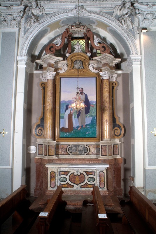 Maestranze castionesi prima metà sec. XVIII, Altare di S. Giuseppe