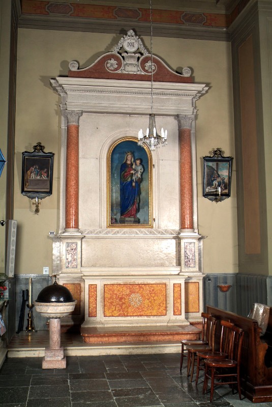 Maestranze trentine (1859-1861), Altare della Madonna del Carmine