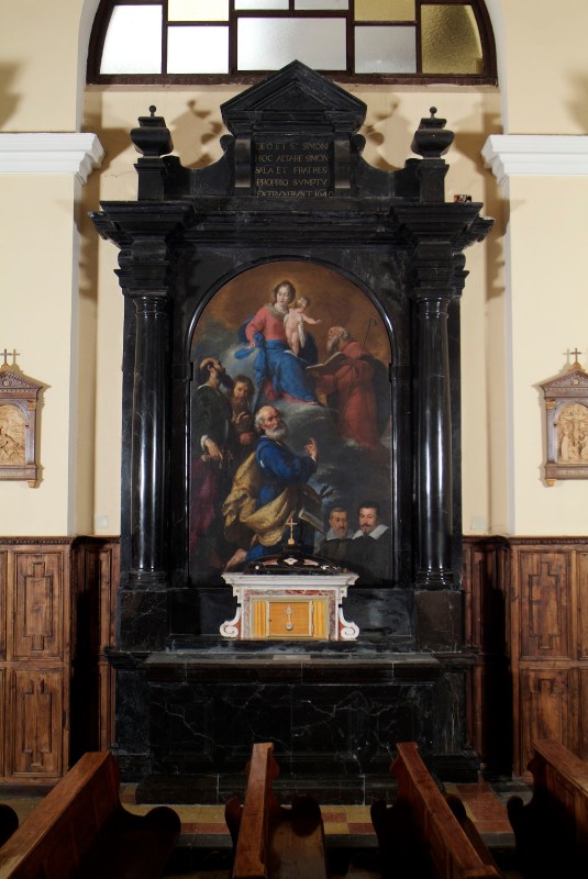 Maestranze lombarde (1640), Altare laterale di S. Pietro