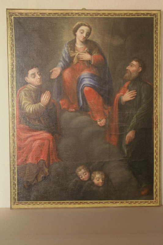 Ambito parmense sec. XIX, Madonna e Santi Gervaso e Protaso