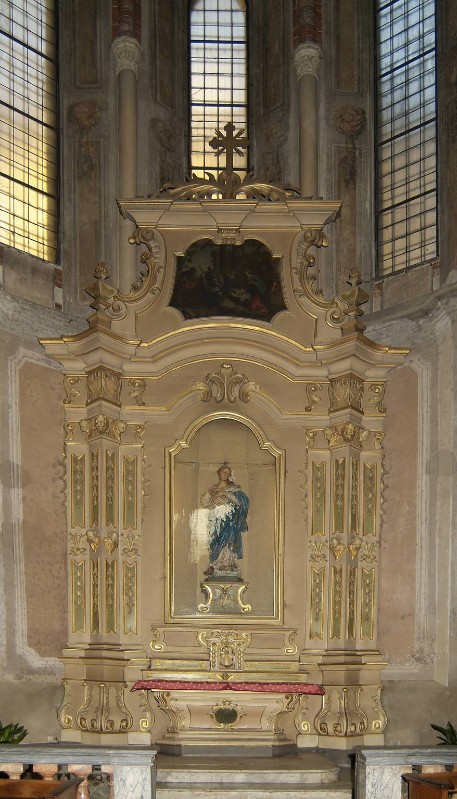 Bottega astigiana sec. XIX, Altare della Madonna
