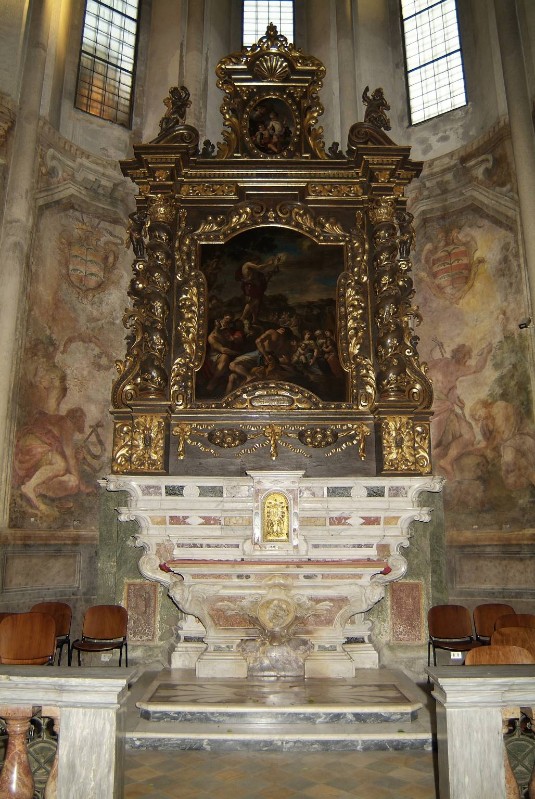 Bottega astigiana sec. XVII-XVIII, Altare di San giovanni Battista
