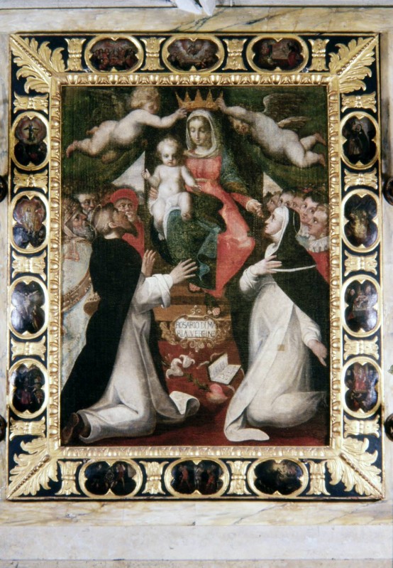 Ambito piemontese sec. XVII, Madonna del Rosario