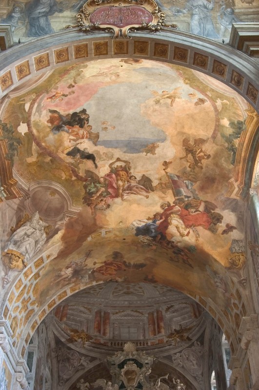 Tiepolo Giandomenico (1754-1755), Apoteosi dei santi benedettini e bresciani