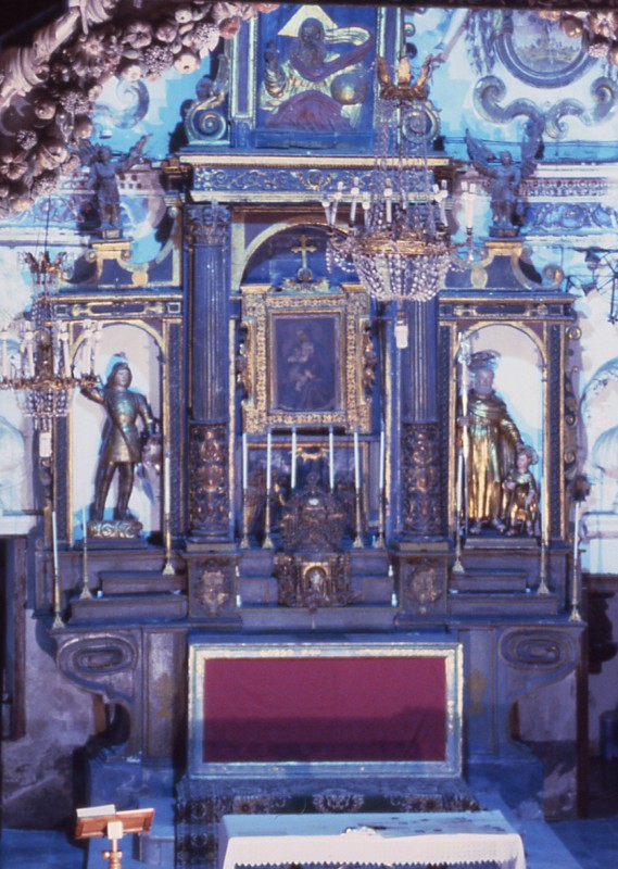 Ambito siciliano sec. XVIII, Macchina d'altare