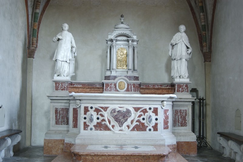 Maestranze friulane sec. XIX, Altare laterale di San Lorenzo