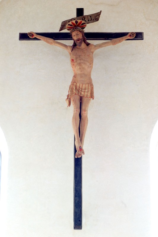 Amalteo P. (1557), Gesù Cristo Crocifisso con perizoma rigato