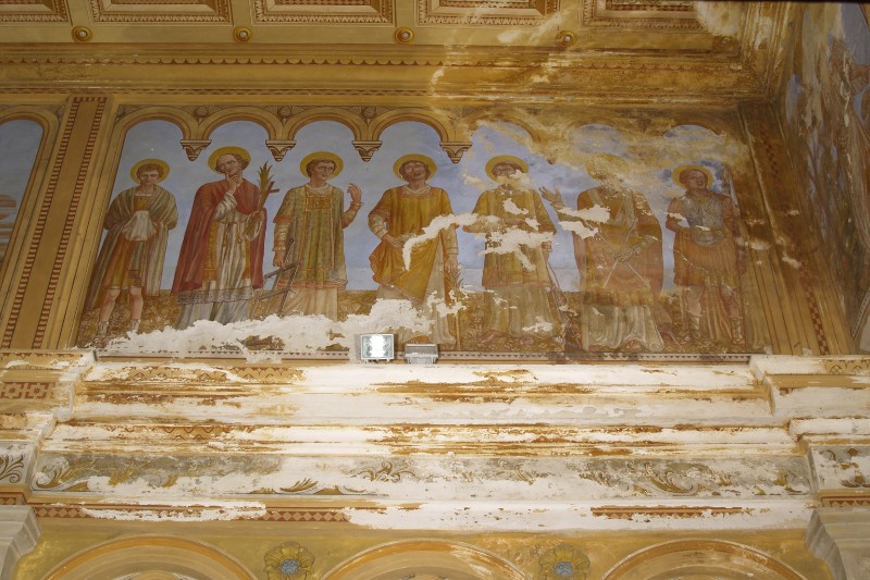 Rossi G. (1924), Dipinto murale con santi