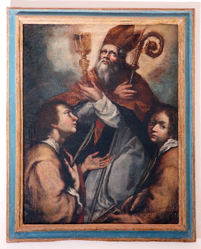 Bottega toscana sec. XVII, Cornice del dipinto con San Donato vescovo