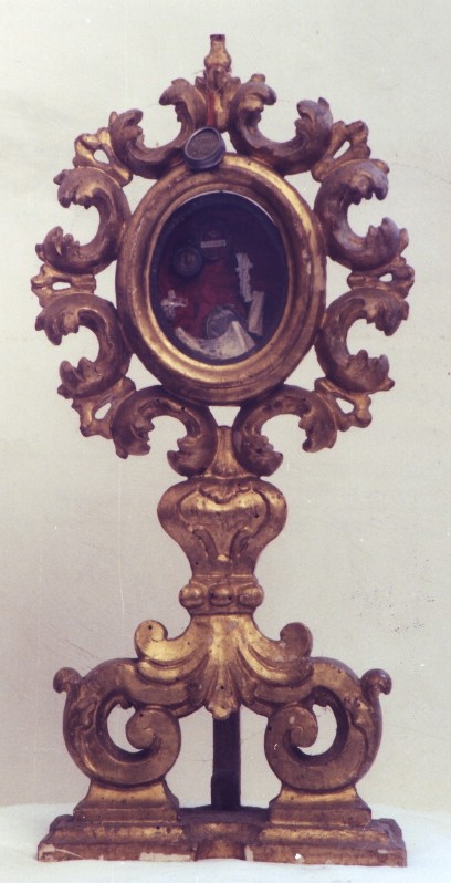 Bottega napoletana (1752), Reliquiario a ostensorio