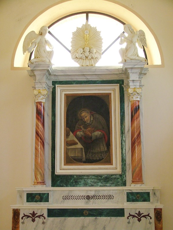 Bottega calabrese sec. XIX, Edicola del dipinto di S. Alfonso de Liguori