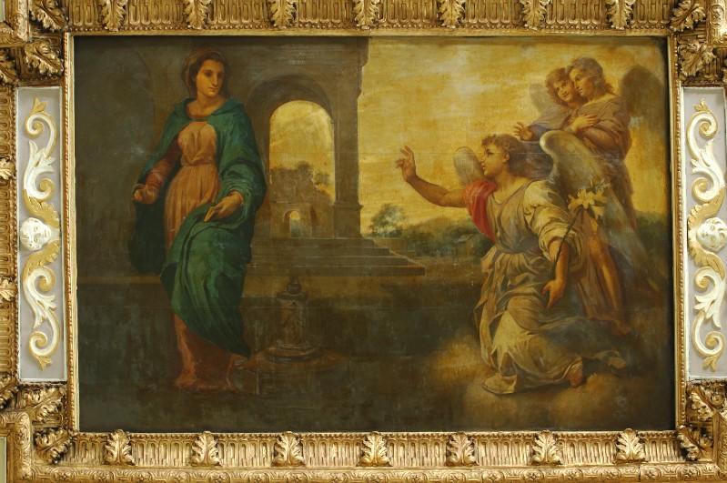 Sogliano F. (1881), Annunciazione in olio su tela