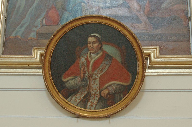 Scuola italiana sec. XIX, Papa Pio IX