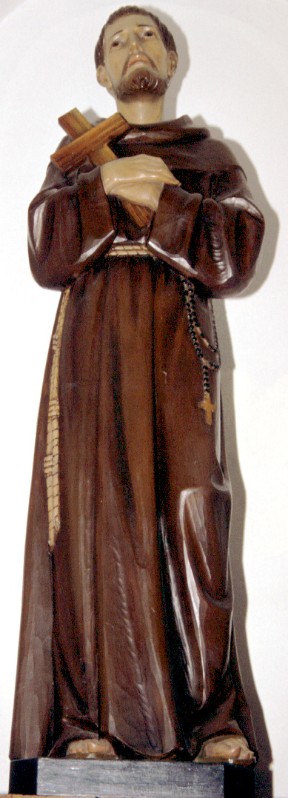 Bottega romana sec. XX, Statua S. Francesco d'Assisi