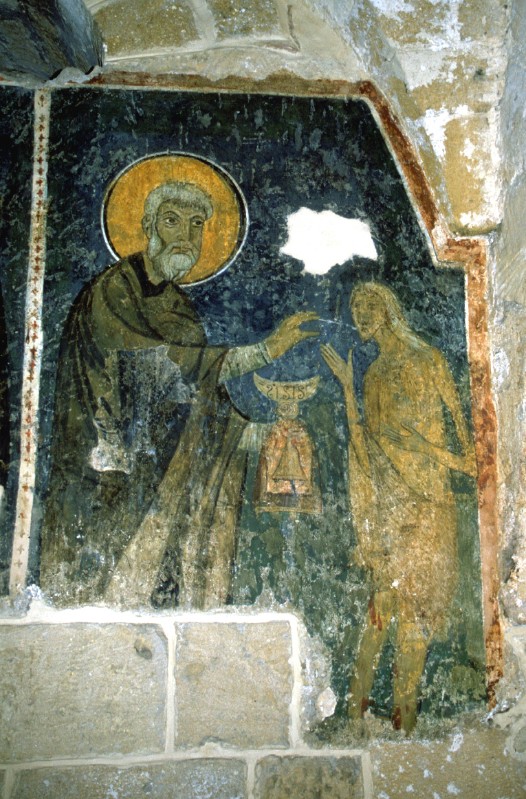 Bottega dell'Italia meridionale sec. XIII, Dipinto murale Santa Maria Egiziaca