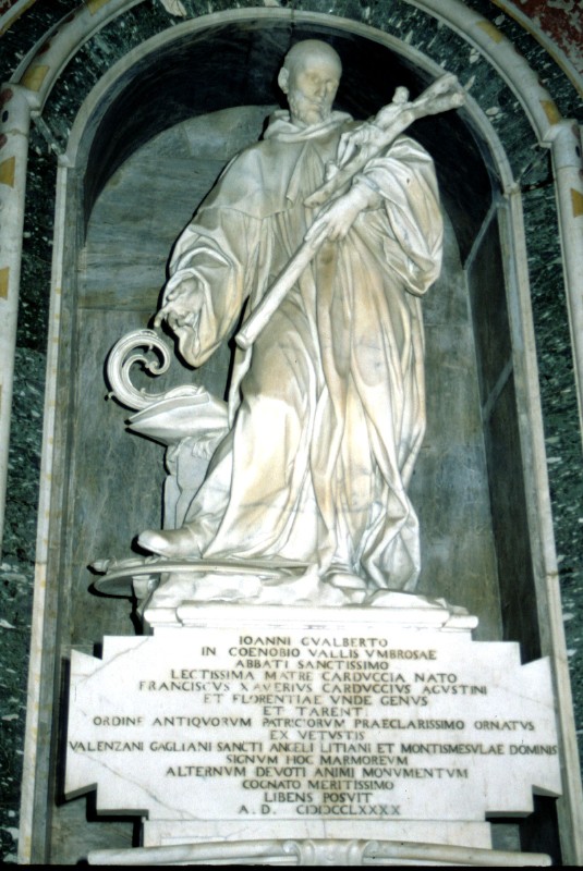 Bottega napoletana sec. XVIII, Statua di San Giovanni Gualberto 8/8