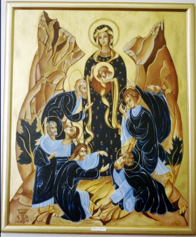 D'Aloisio M. sec. XX, La Vergine tra i Sette Padri Fondatori