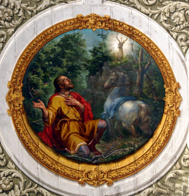 Santoro Giovan Battista sec. XIX, La Visione di Sant' Eustachio