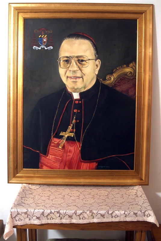 Di Ruggiero (2000), Ritratto del cardinale Michele Giordano in olio su tela