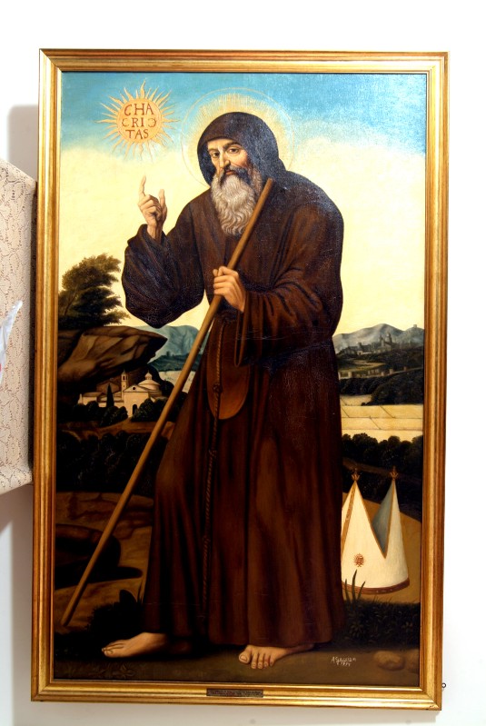 Garcia A. (1994), San Francesco di Paola in olio su tela