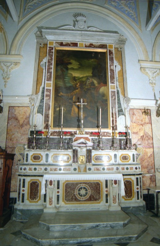 Ambito dell'Italia meridionale sec. XIX, Altare di Sant' Eustachio