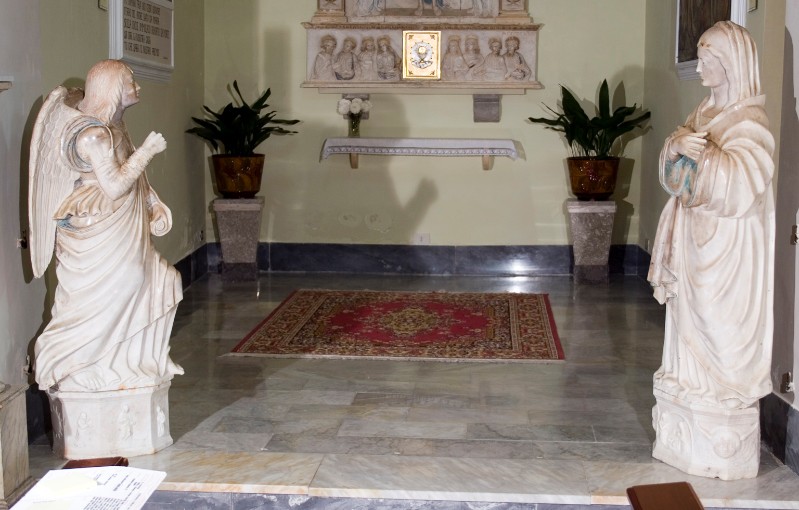 Ambito siciliano sec. XVI, Gruppo scultoreo dell'Annunciazione