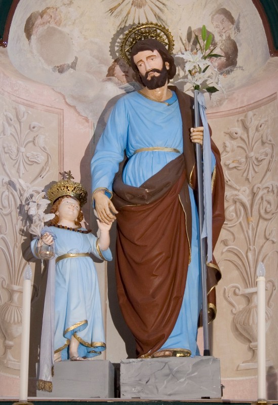 Ambito siciliano secc. XIX-XX, San Giuseppe col Bambino
