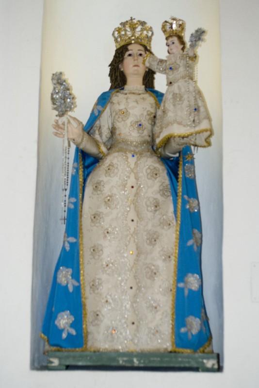 Ambito dell'Italia meridionale sec. XX, Statua della Madonna del rosario